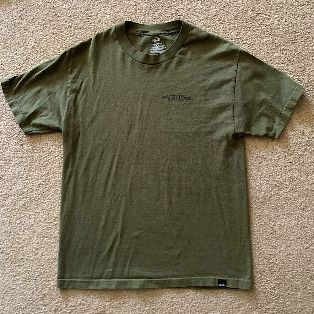 VANS Army Green Tee Shirt